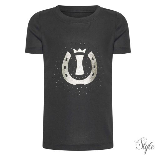 Imperial Riding technikai gyermek rövid ujjú póló IRHHally Black