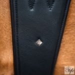 Imperial Riding bőr hasvédős heveder