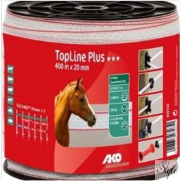 TOPLINE villanypásztor szalag 400m, 5 szállal